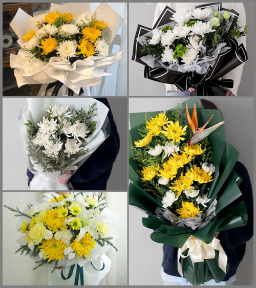 山西朔州朔城区小平易乡大平易村白事花束代送